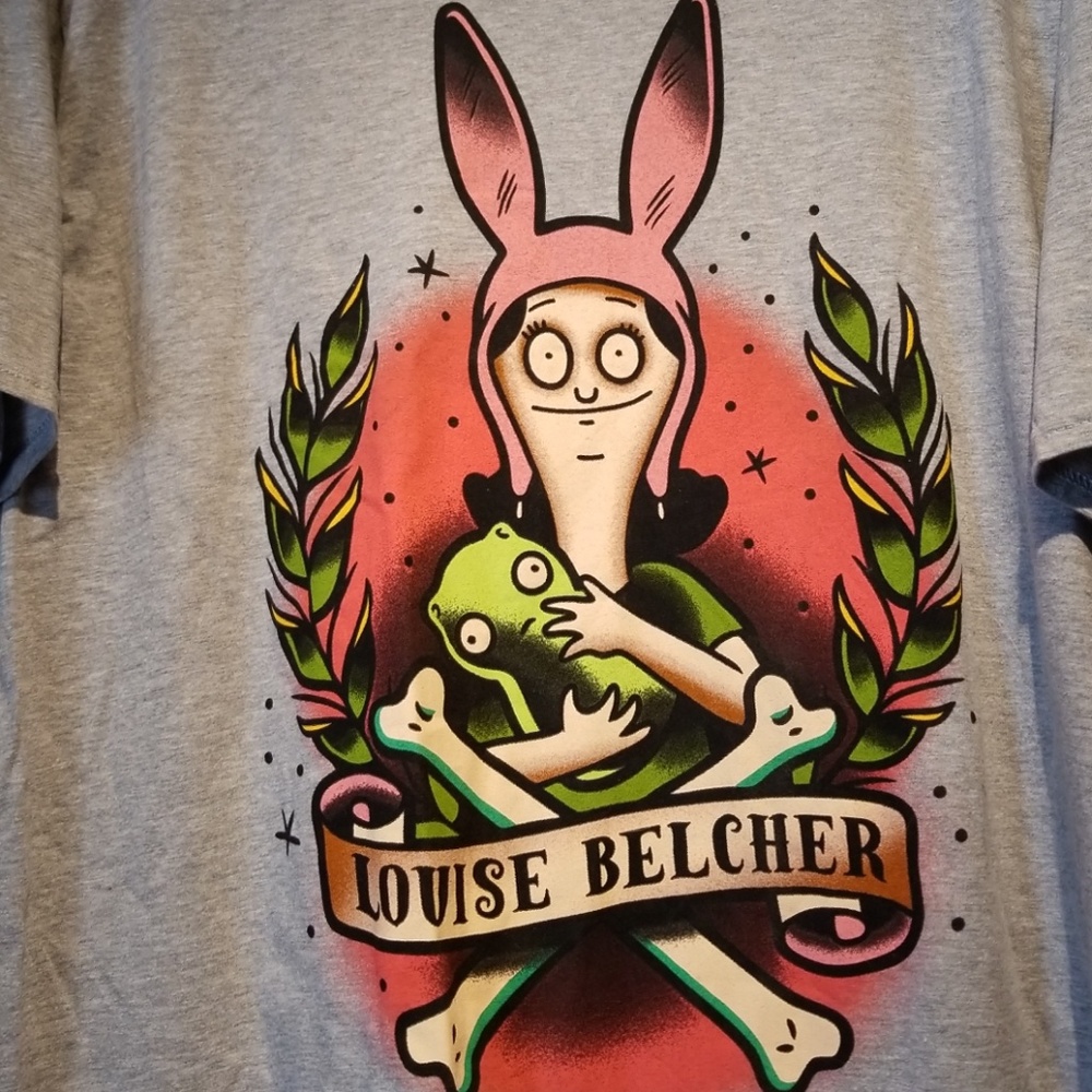 NWOT 2XL Louise Belcher Bob's Burgers Tee